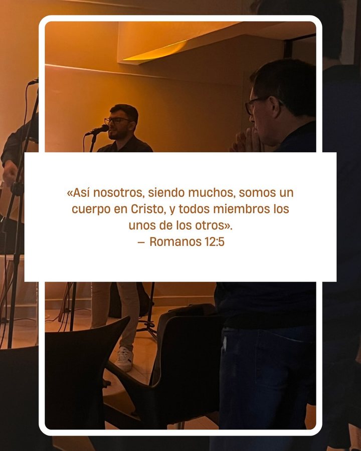 Culto con el versículo Romanos 12:5